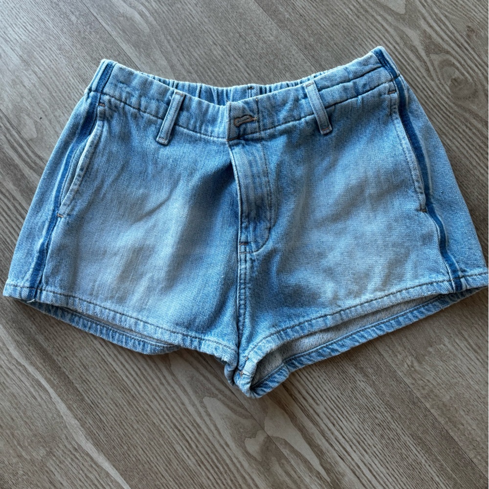 Zara Light Blue Jean Shorts